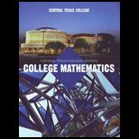 College Mathematics for Business Economics, Life (Custom)
