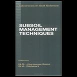 Subsoil Management Techniques