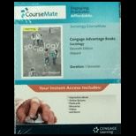 Sociology Cengage Advanced Books Access Card