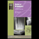 Manual of Orthopaedics