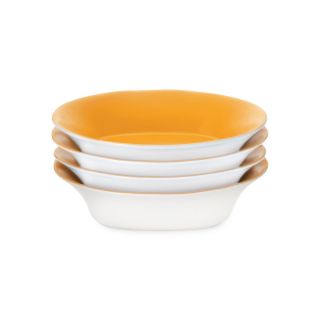 Rachael Ray Round & Square Set of 4 Soup Bowls