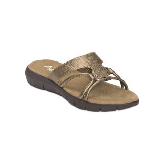 A2 BY AEROSOLES Wip Current Slide Sandals, Cast Bronze, Womens