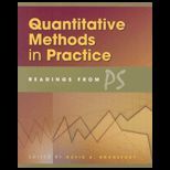 Quantitative Methods in Practice  Readings from PS
