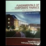 Fundamentals of Corp. Finance CUSTOM<