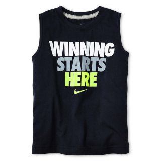 Nike Action Muscle Tee   Boys 4 7, Winning obs, Boys