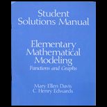 Elementary Mathematics Modeling   Student Solution Manual