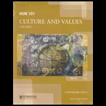 Hum 101 Culture and Values, Volume I   With CD (Custom)