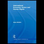 International Economics Actors and Human Rights