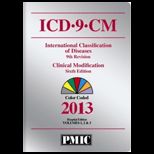ICD 9 CM 2013 Hospital / Coders, Volume 1, 2 and 3   With CD