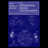 Experimental Design for Biologists