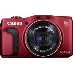Canon PowerShot SX700 HS 16.1MP HD 1080p Digital Camera   Red