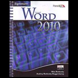 Microsoft Word 2010 Signature  With CD
