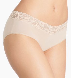 Wacoal 874235 Cotton Suede New Hipster Panty