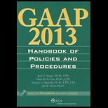 GAAP Handbook of Policies and Proced., 2013   With CD