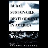 Rural Sustainable Development in America