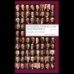 Constitutional Law and Politics, Volume 2