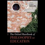 Oxford Handbook of Philosophy of Education