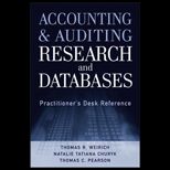 Accounting and Auditing Research and Databases Practitioners Desk Reference