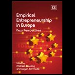 Empirical Entrepreneurship in Europe