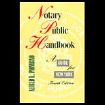 Notary Public Handbook for New York