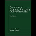 Foundations of Clinical Research  Applications to Practice
