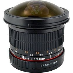 Rokinon 8mm F3.5 HD Photo Lens for Micro Four Thirds Mount