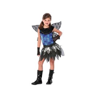 Twilight Fairy Girls Costume, Black, Girls