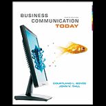 Business Communication Today CUSTOM PACKAGE<