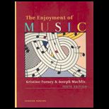 Enjoyment of Music  An Introduction to Perceptive Listening Shorter Version   With DVD and 4 CDs
