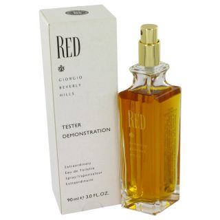 Red for Women by Giorgio Beverly Hills EDT Spray (Tester) 3 oz