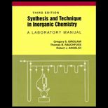 Synthesis and Technique in Inorganic Chemistry  A Laboratory Manual