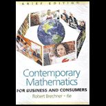 Contemporary Mathematics for Business  Brief   With Access