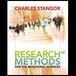 Research Methods for the Behavioral Sciences