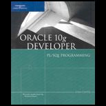 Oracle 10G Developer  PL/SQL Programming  With CDs
