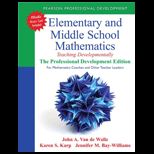 Elementary and Middle School Mathematics   The Professional Development Edition