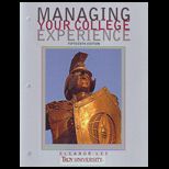 Managing Your College Experience (Custom)