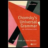 Chomskys Universal Grammar Intro.