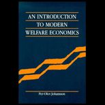 Introduction to Modern Welfare Economics