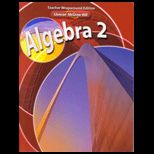 Algebra 2 (Teacher Wraparound Edition)
