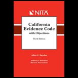 California Evidence Code With Objections