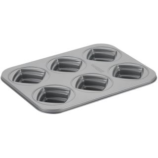 CAKE BOSS Cake Boss Specialty Bakeware 6 Cup Nonstick Square Cakelette Pan