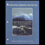 Climate Studies Investigations Manual 2011 12 and Summer 12