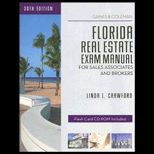 Florida Real Estate Examination Manual   With CD