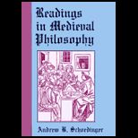 Readings in Medieval Philosophy