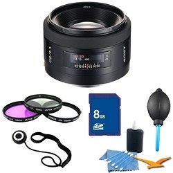 Sony SAL50F14   50mm f/1.4 Standard Lens Essentials Kit