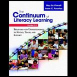 Continuum of Literacy Learning, Grades K 8  Behaviors and Understandings to Notice, Teach, and Support