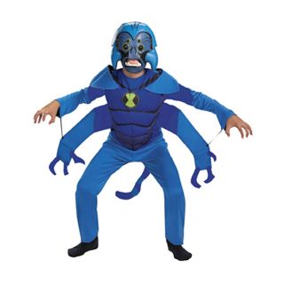Ben 10 Spider Monkey Child Costume, Blue, Boys
