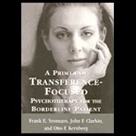 Primer of Transference Focused Psychotherapy for the Boderline Patient