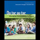 Du tac au tac Managing Conversations in French With Access