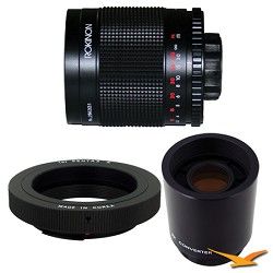 Rokinon 500M / 1000mm f/8.0 Mirror Lens for Pentax with 2x Multiplier